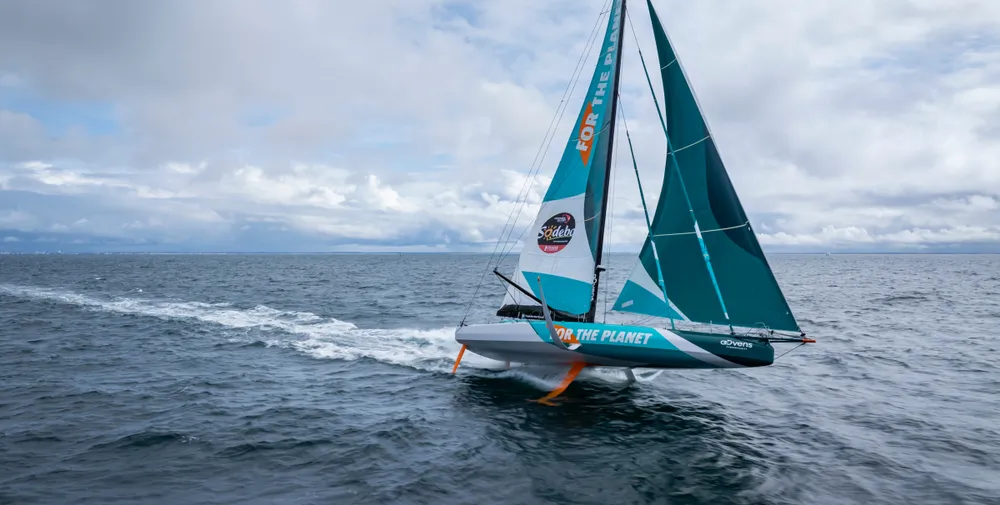 Sam Goodchild à bord de VULNERABLE