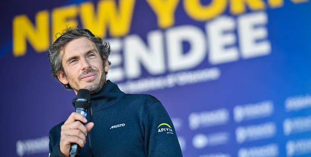 Charlie Dalin, vainqueur de la New York Vendée