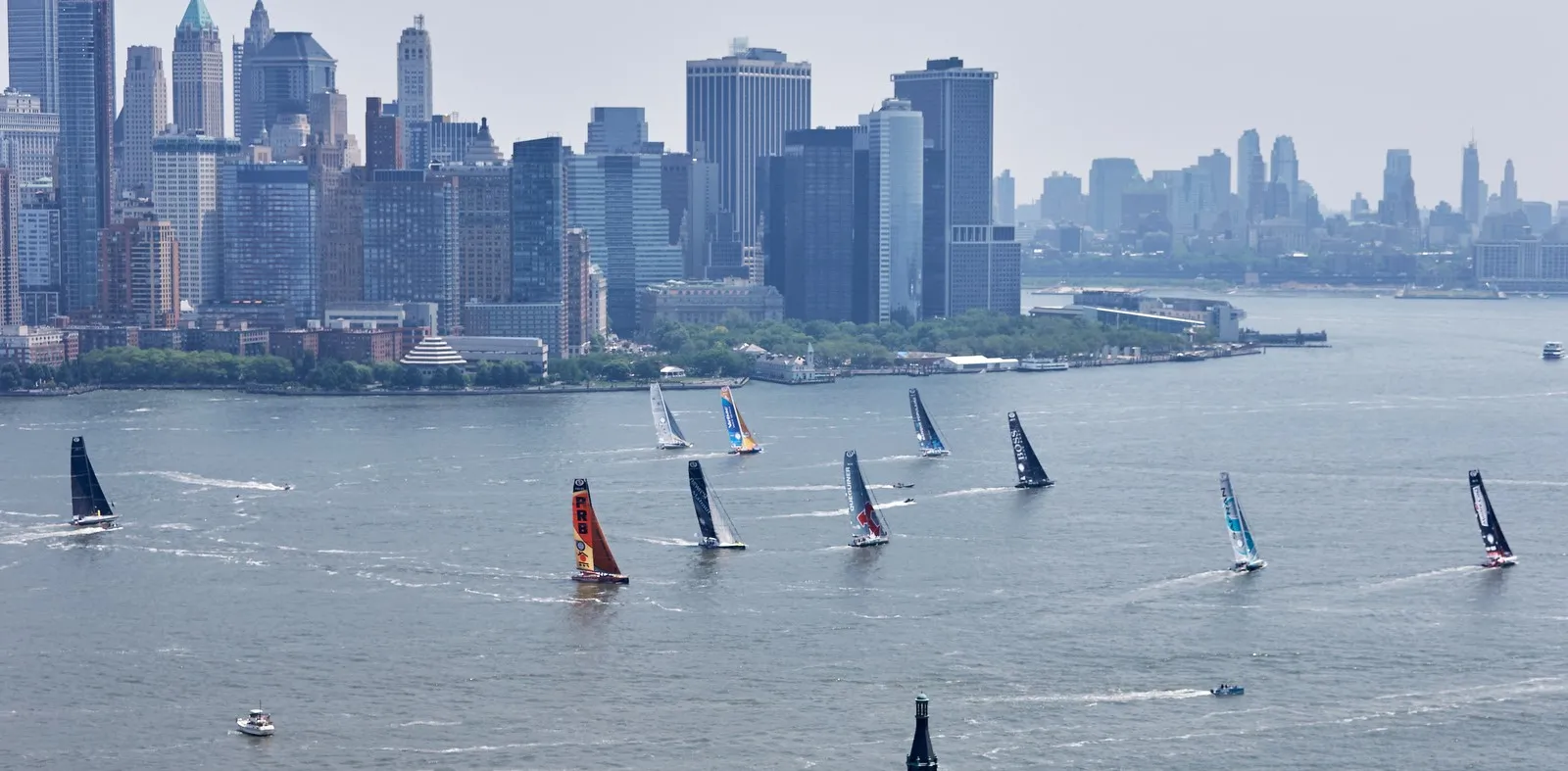 24 May, Vendée Liberty the IMOCA boats show off in New York New York