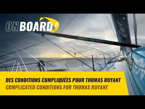 Des conditions compliquées pour Thomas Ruyant | New York Vendée 2024